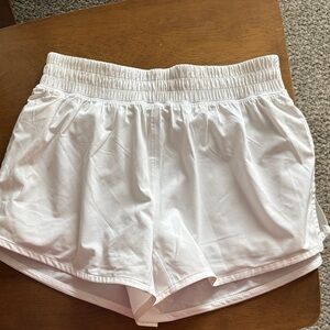 TNA White Women's Athletic Shorts